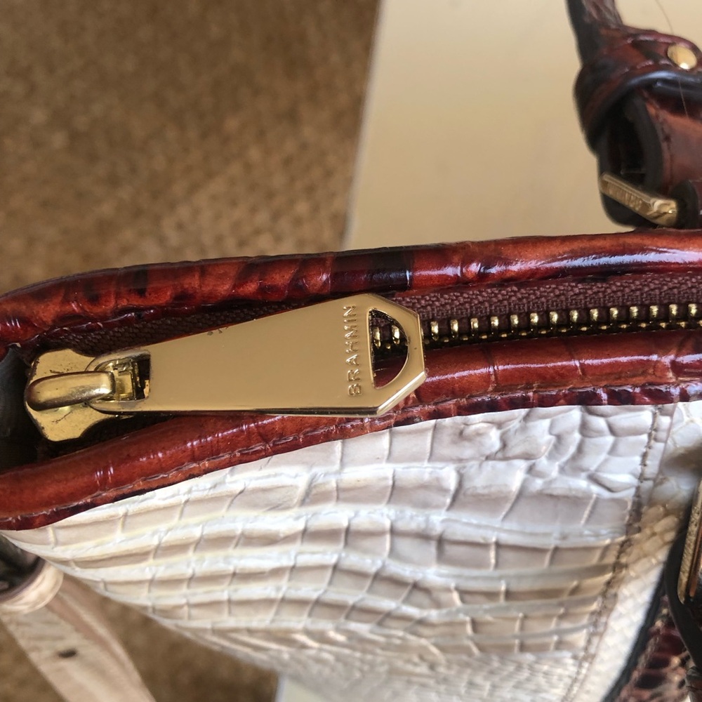 Brahmin Asher Satchel. Structured. Adjustable Str… - image 10